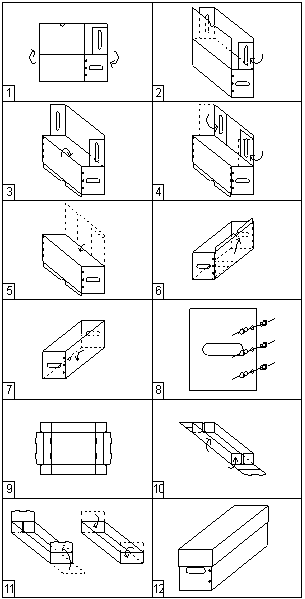 istruzioni montaggio scatole WR buste